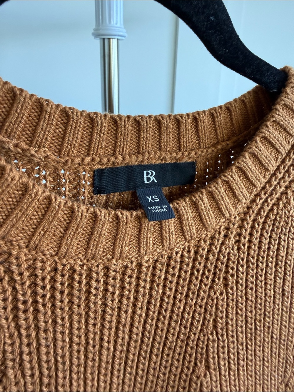 Banana Republic Cotton Ribbed Knit Short Sleeve sweater - Picture 3 of 5